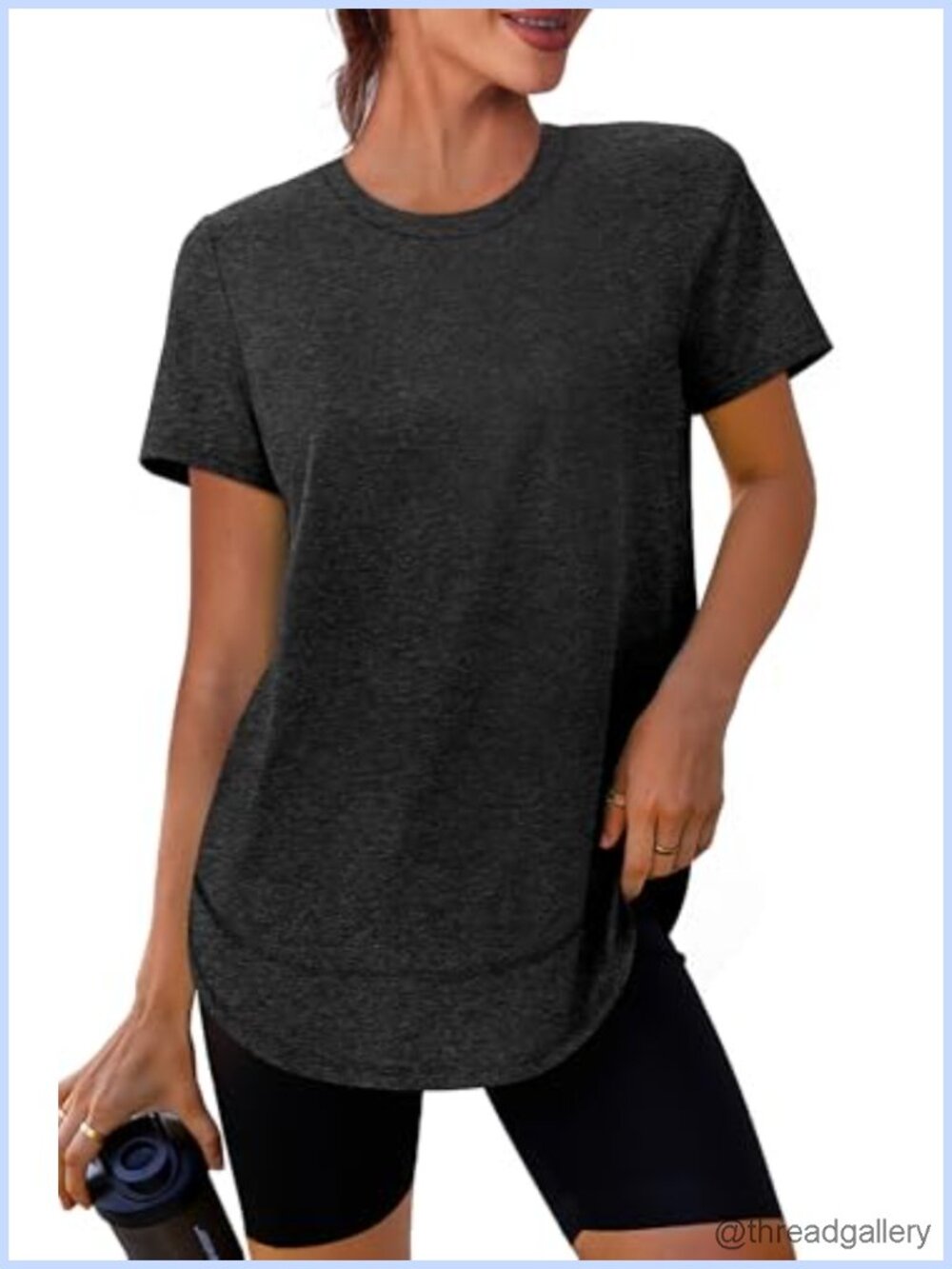 Womens Workout Top UPF 50+ Quick Dry Short Sleeve Athletic T-Shirt for Running